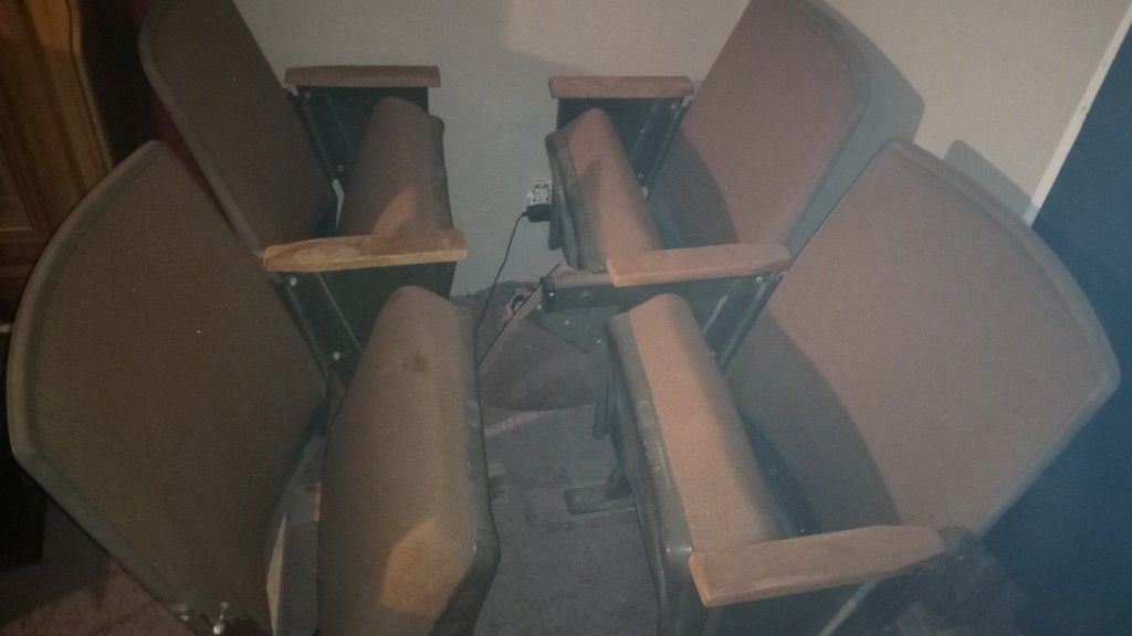 Vintage Theater Chairs