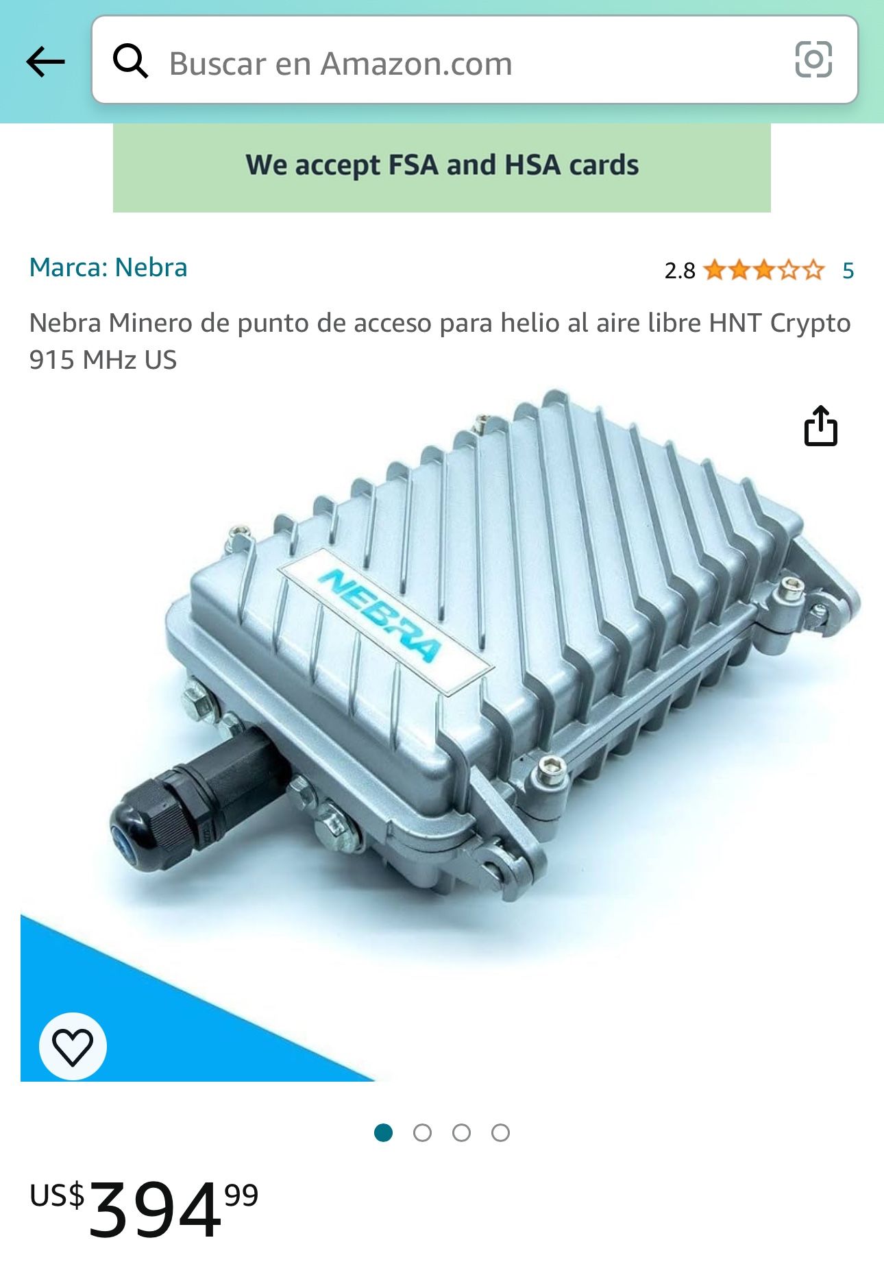 Nebra HNT Outdoor Hotspot Miner 915 MHz