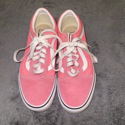 Vans 7.5 Womens Off The Wall 751505 Pink Casual Shoes Sneakers