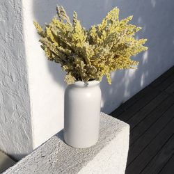 Artificial Fake Decor Plant in Vase (Silver Lake)