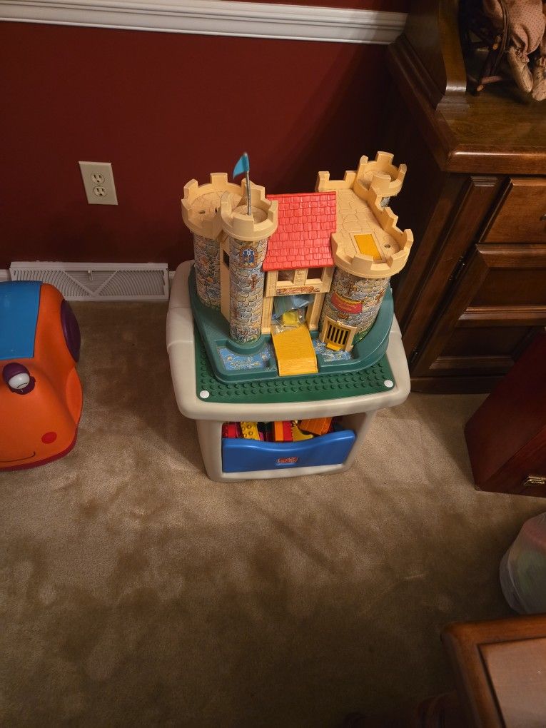 Vintage Medieval Castle And LEGOS