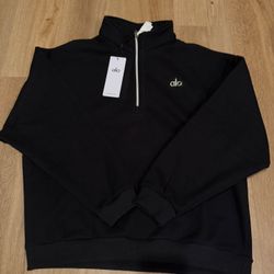 Black Alo Quarter Zip Set 