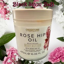 Rose Hip Oil Body Butter by Creightons 16.06 Fl oz NEW