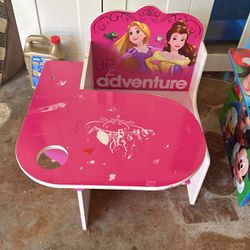 Princess Chair Desk For Kids 