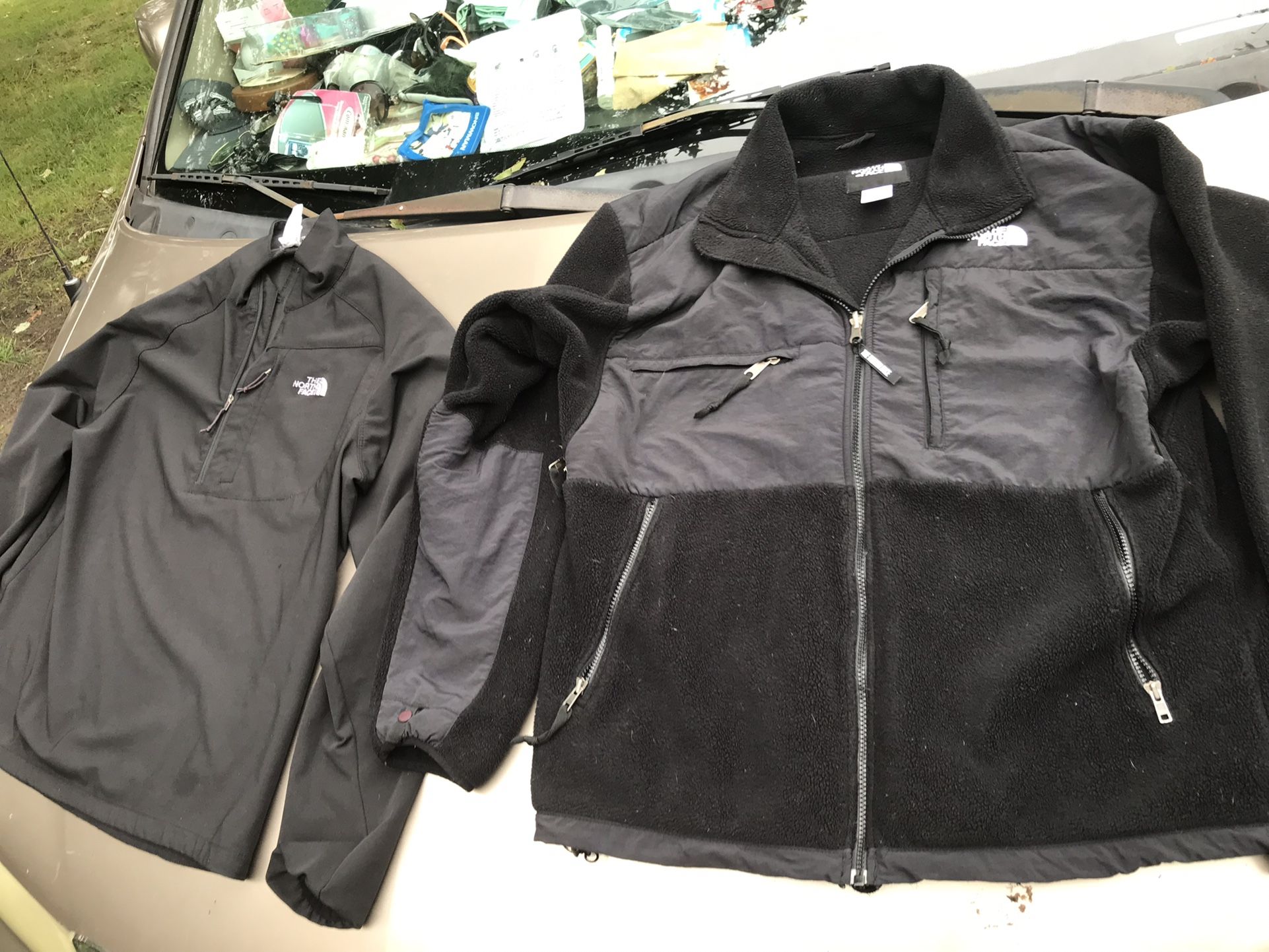 Very nice the north face jackets size large only 25  each