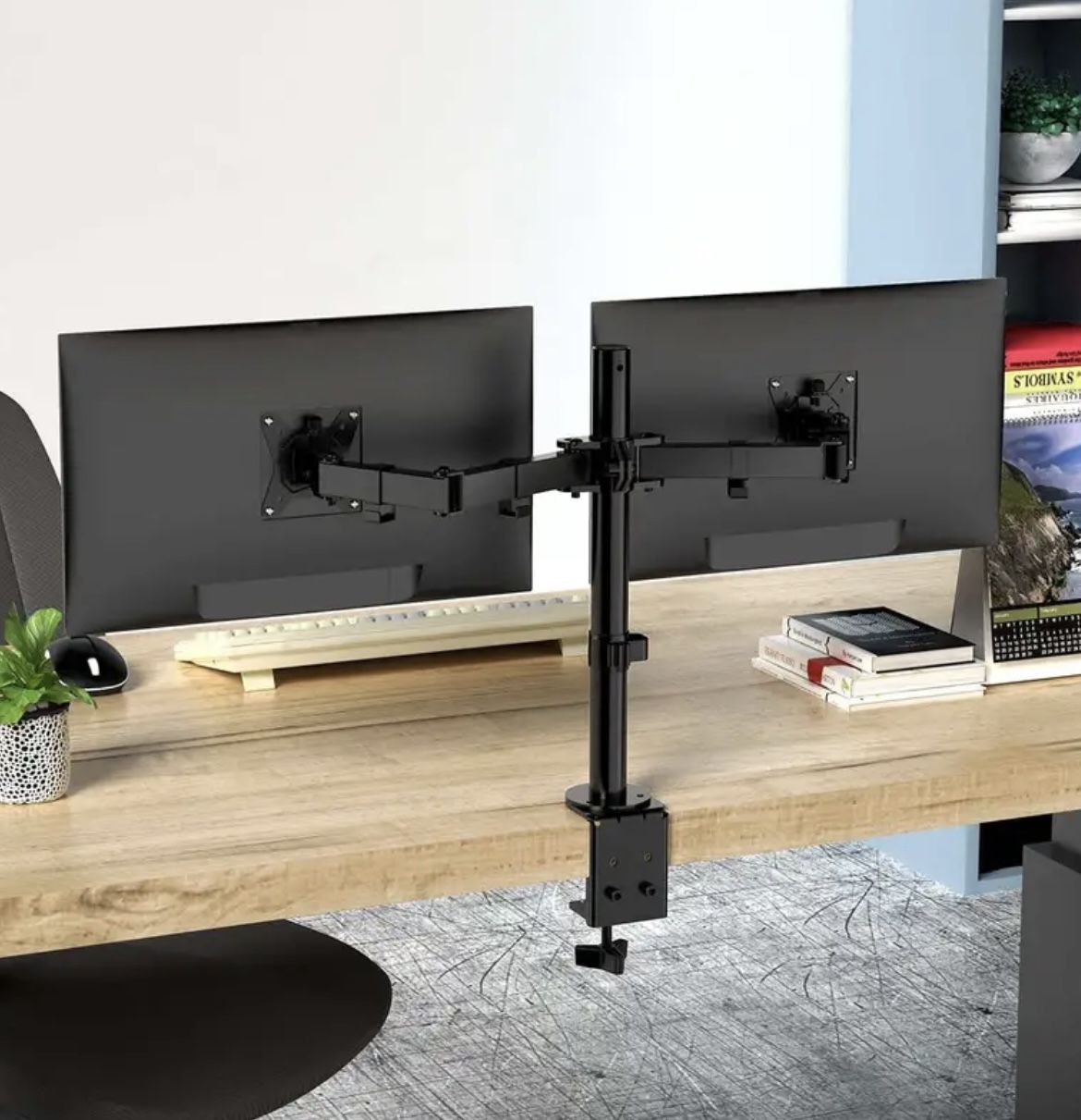 Dual Monitor Stand for 13 to 36 inch Screen Monitors - New