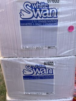 Swan 2PLY Napkins 188 Count
