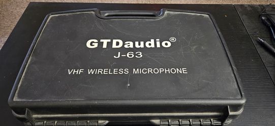 Wireless microphones.