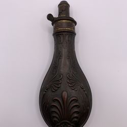 Antique Copper/Bronze Gun Powder Flask