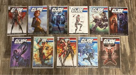 G.I. Joe Comic Book lot Dawn of the Arashikage issues 1-5 snake eyes daughter!!