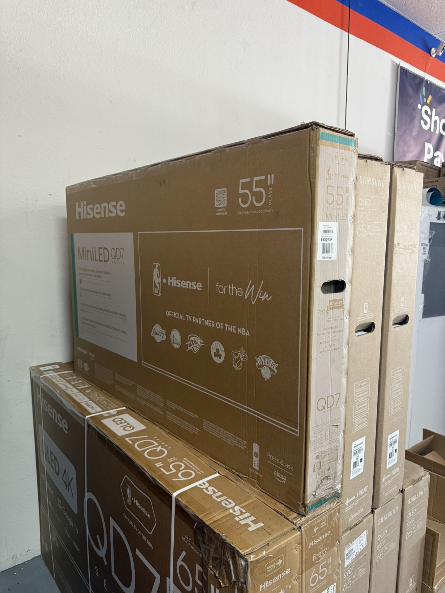 55 HISENSE QLED QD7 4K HDR SMART TV