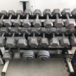 834 Lbs Dumbbells Only *RACK NOT INCLUDED