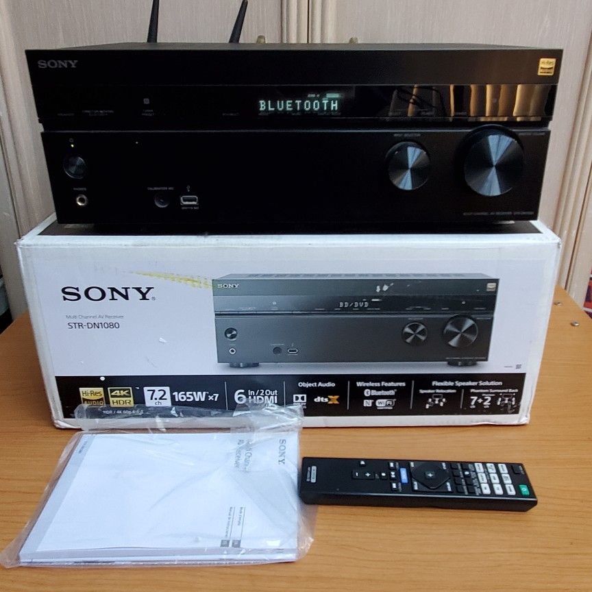 Sony 2020 Model STR DN1080 Home Theater Receiver WI FI Bluetooth