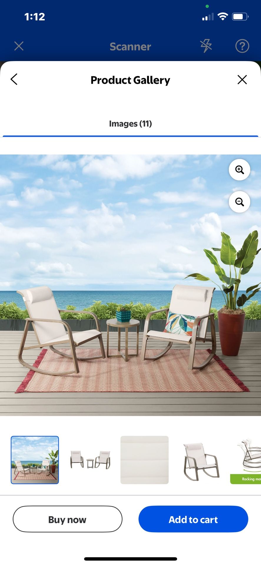 3 piece rocker chat set