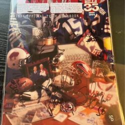Buffalo Bills 1994 Official Team Yearbook Signed 