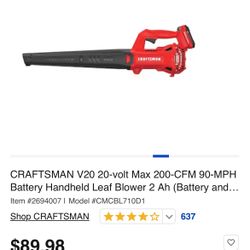 Handheld Leaf Blower