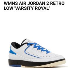 Wmns Air Jordan 2 Retro Low 'Varsity Royal' | White | Women's Size 8.5
$71.00
Flight Club
Get it by 4/30
Nike Air Jordan II · Women's · Genuine Leathe