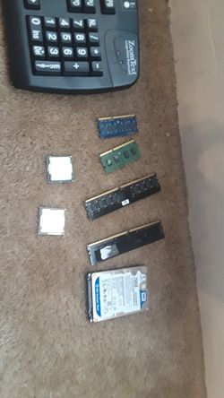 Gaming laptop and gaming computer parts and laptop