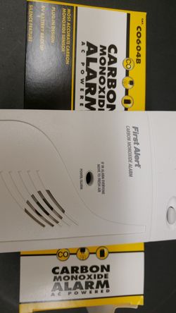 CARBON MONOXIDE ALARM AC POWERED