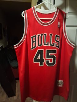 Michael Jordan Mitchell & Ness Throwback 45 Basketball Jersey XXL