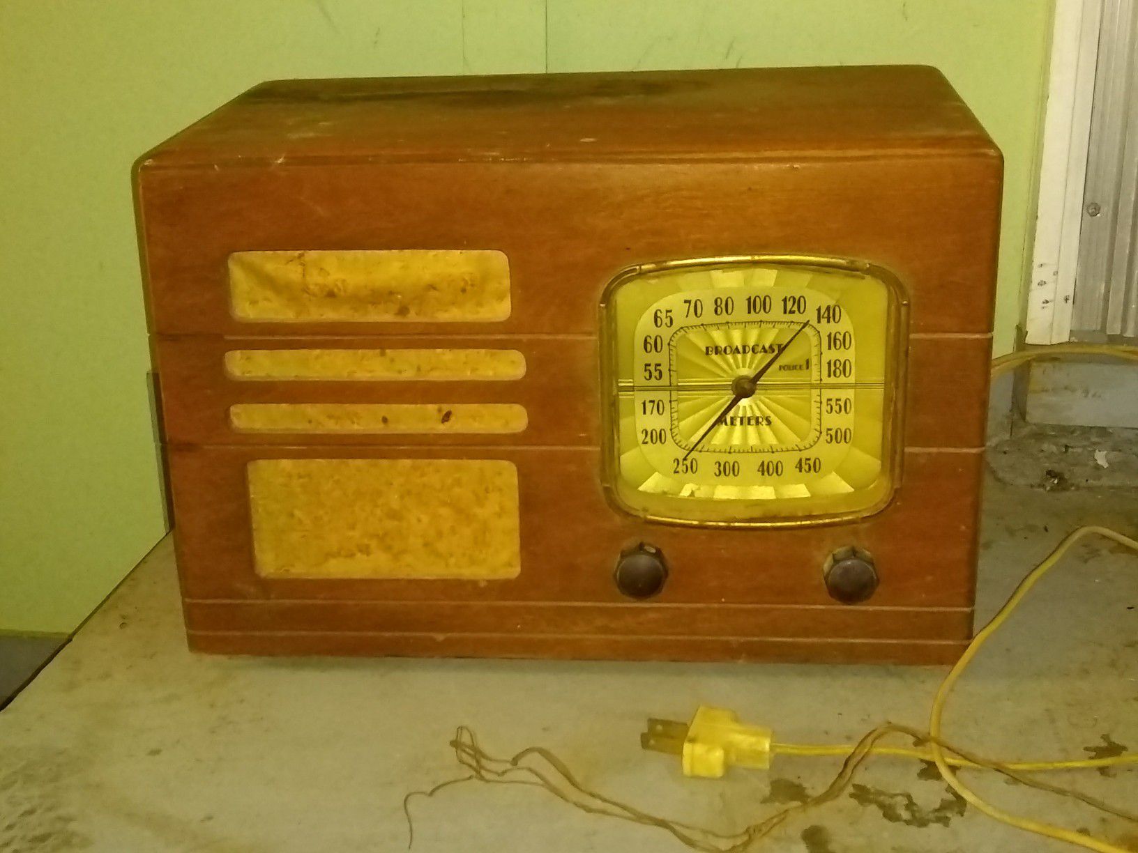1930s vintage RCA Victor tube Radio amp amplifier solid state transformer speaker mono stereo