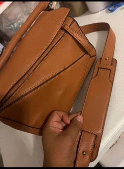 Loewe Puzzle Bag Tan Leather