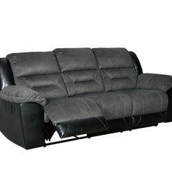Earhart Slate Reclining Sofa

