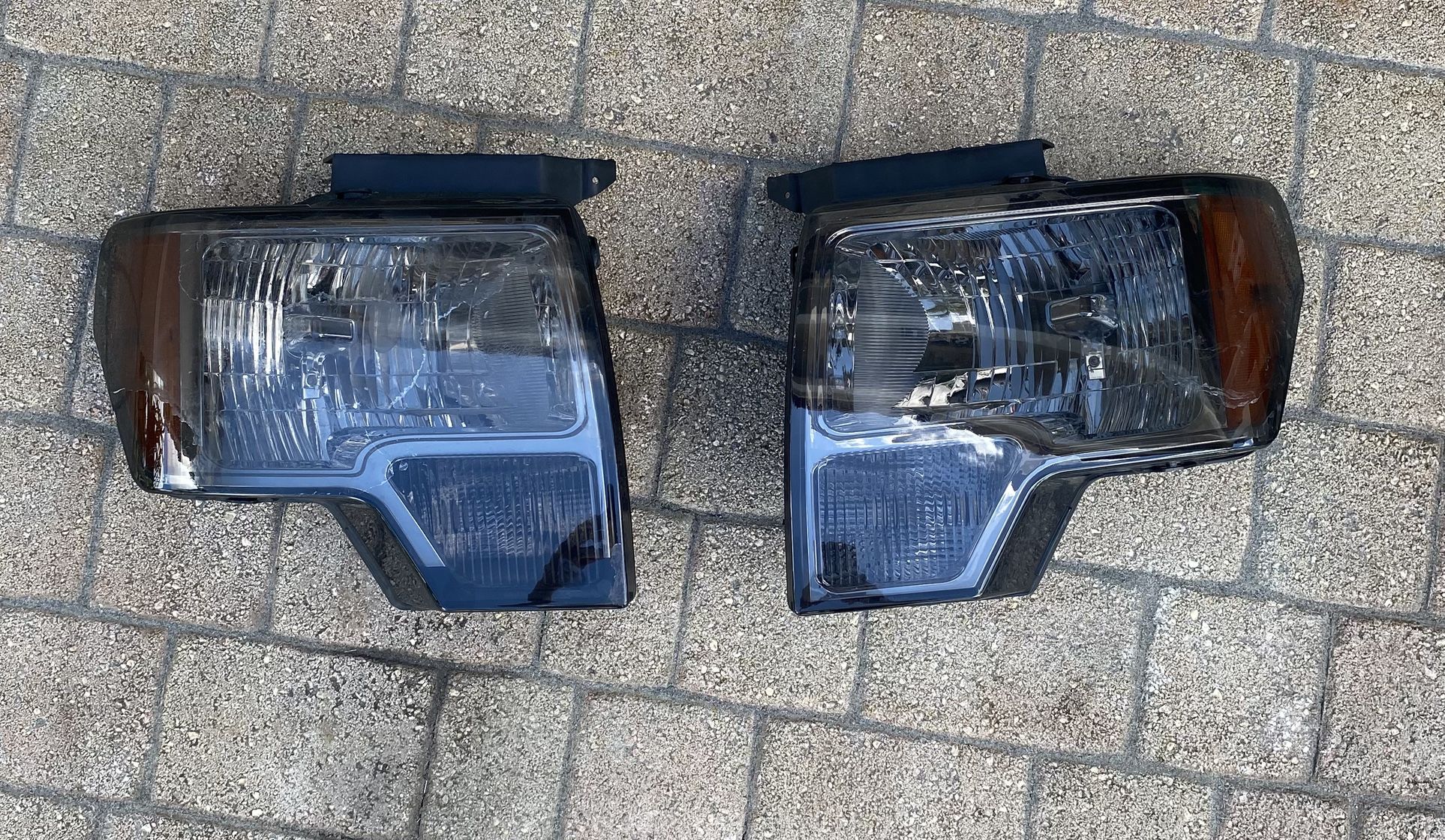 09-14 F150 Smoked Headlights FX2 FX4 Limited Harley Davidson