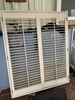 Plantation shutters