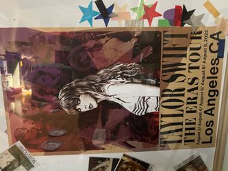 Taylor Swift Eras Tour poster Los Angeles - Van Nuys