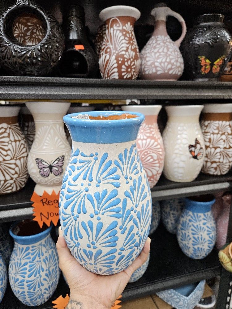 Talavera Flower Vase 💐 Etsy Casamxartesanalstore 