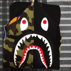 Bape hoodie size Large