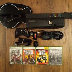 Xbox 360 Guitar Hero Rock Band Set 