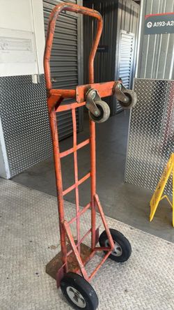 Orange Steel Hand Truck Dolly
