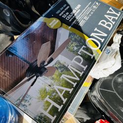 NEW Hampton Bay Indoor/Outdoor Ceiling Fan