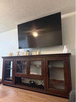 95” Real Wood TV Stand