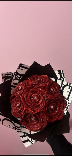 Glitter Rose Bouquet 