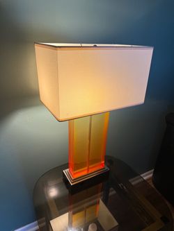 Lamp and table