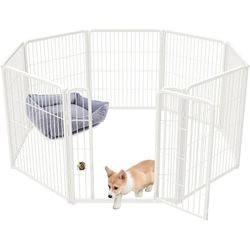 Dog Playpen Designed for Indoor Use, 32" Height for Medium Dogs│Patent Pending