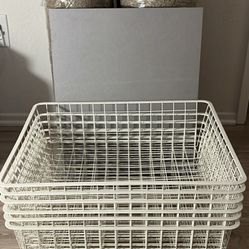 Elfa 18” Drawer Set – 5 Wire Drawers – Closet System Parts