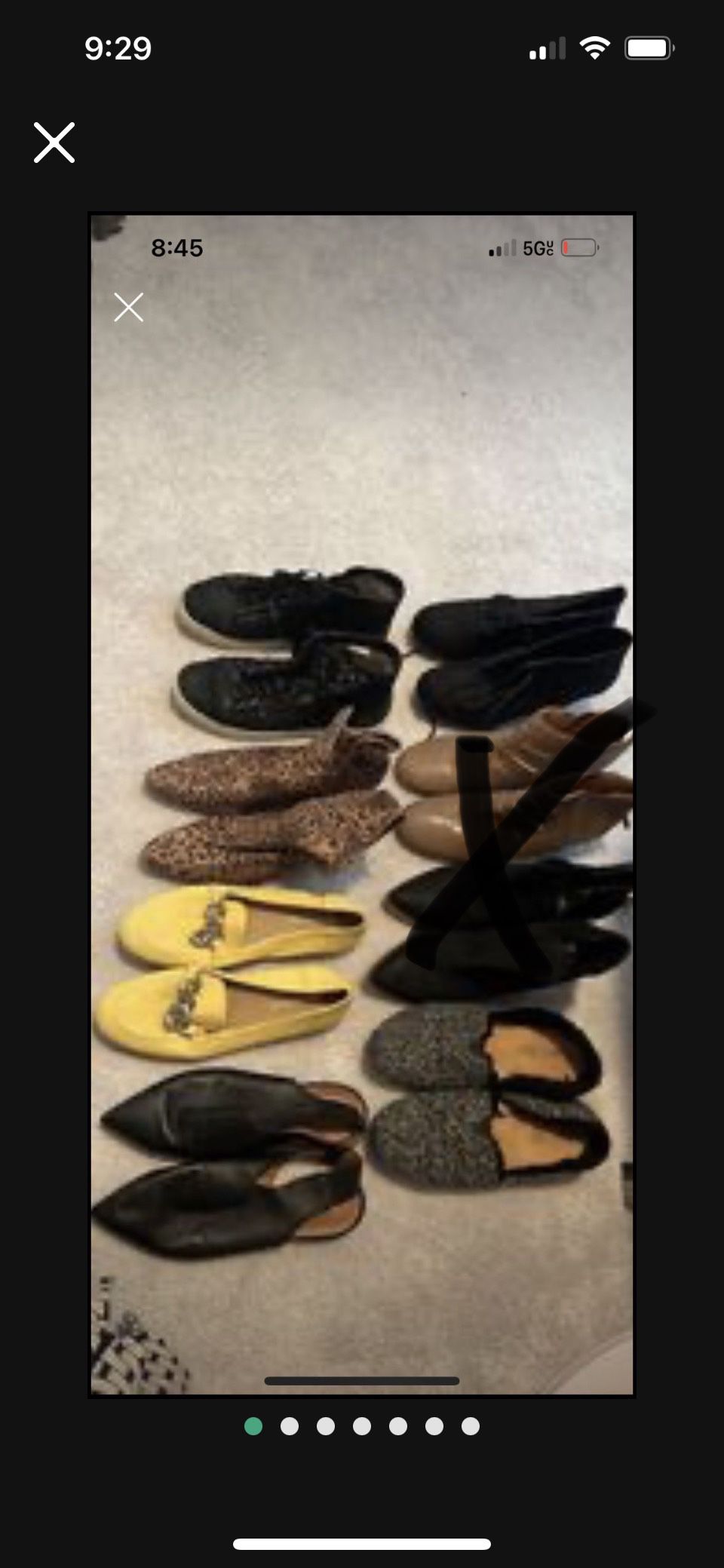 Shoes 8 Pair ( Toms, Ugg, 2 Italian Brands And Other)