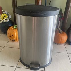 New Stainless Steel Trashcan, Coffee Maker