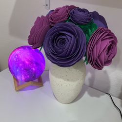 Purple/Lila Foam Flowers