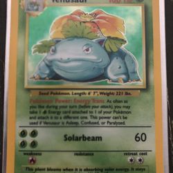Pokémon Base Set Venusaur