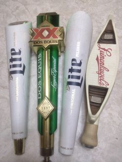 Beer Tap Handle Lot of 4