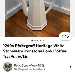 Antique tea pot