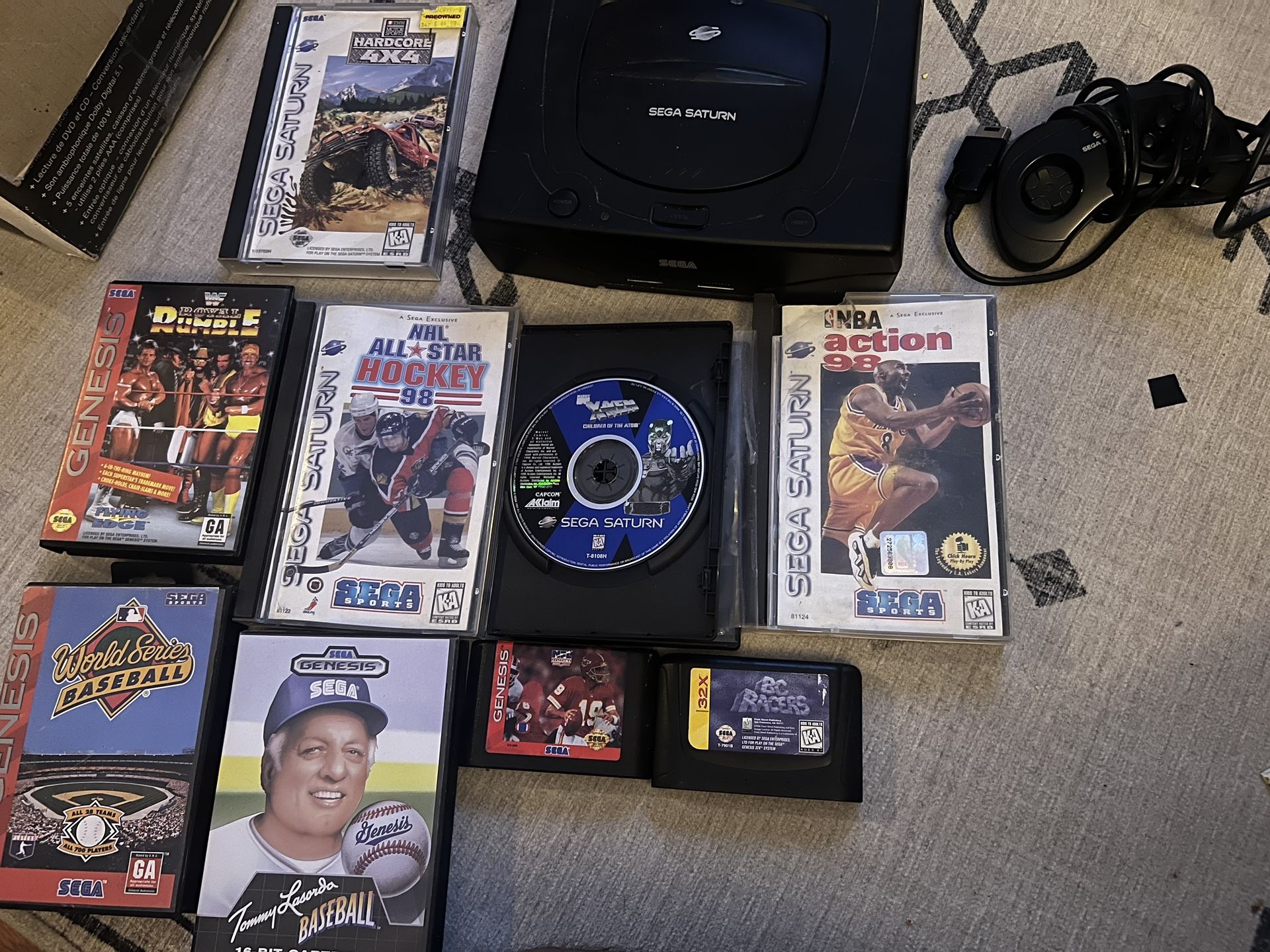 Sega Saturn Game Lot