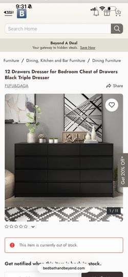 12 (11) Drawer Dresser