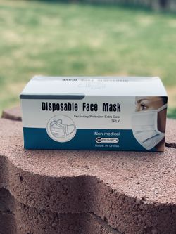 Disposable Face Mask 😷 💯 for $20