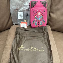 Hot Pink Montana West crossbody/wallet